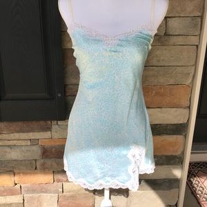 Victoria Secret baby blue w/ Lace Lingerie Sz XS